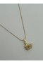 Special Edition XP Swan Model Elegant Gold-Colored Necklace with Crystal Stones - 3