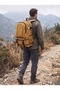 Luxury Canvas Mountaineering Backpack with Gusseted Back Panel - 3
