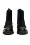 Genuine Suede Leather Black Women's Chelsea Boots - ZB872 - 3