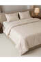 Beige Paisley Duvet Cover Set King 3 Pieces - 3