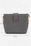 Sidney Women's Quilted Hand and Shoulder Bag—Gray - 3