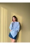 Asymmetrical Cut Boat Neck Ribbed Stylish Sweater - 3