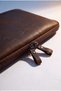 100% Genuine Crazy Cowhide Leather, Broko Style, Unisex, 13-inch Laptop Briefcase - 2