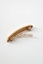 Long Bar, Gold-Colored, Automatic Clasp, 11 CM - 5