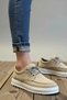 Men's Lace-Up Suede-Look Casual Classic Sneakers with Orthopedic Insole, Non-Slip Sole, and Comfortable Fit