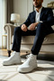 Men's Lace-Up Ankle-High Orthopedic Sole Sports Boot with Non-Slip Sole—Comfortable, Casual, Seasonal, and Modern - 3