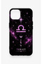 iPhone 14-Compatible Libra-Themed Patterned Silicone Case - 2