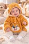 Baby Hooded Winter Jacket—Cute Design, Plush Coat