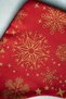 Set of 2 Christmas Stockings: Red and Green Snowflake-Patterned Hanging Christmas Tree Ornaments, 45 x 25 cm - 6