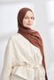 SOLEA JACQUARD NORA PATTERNED SCARF - COFFEE - 3