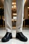 Men's Lace-Up Leather-Look Casual Shoes with Non-Slip Sole and Orthopedic Insole - 2