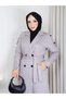 Suede Fabric Basic Button-Front Trench Coat - 7