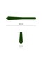Green Silk Tie with Black Stripes – 7.5 cm wide - 8