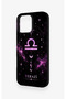 iPhone 16 Pro Max Compatible Libra-Themed Patterned Silicone Case - 4