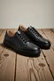 Men's Genuine Leather Lace-Up Casual Classic Shoes with Orthopedic Support, Non-Slip Sole, and All-Season Comfort