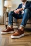 Men's Lace-Up Casual Athletic Classic Shoes with Orthopedic Insoles, Non-Slip Soles, Comfortable, Relaxed, Modern - 3