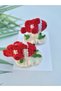 Red Fish Amigurumi Cute 2-Piece Snap Button Children's Hair Accessory - 6