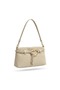 Cream-Textured Multi-Purpose Women's Shoulder Bag and Crisscross Straps Bag GEN01 - 4