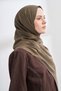 SOLEA JAKAR ICON PATTERNED SCARF - KHAKI - 2