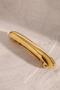 Long Bar, Gold-Colored, Automatic Clasp, 11 CM - 3