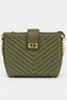 Sidney Women's Quilted Hand and Shoulder Bag—Khaki