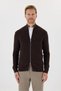 Double-Zip, 100% Cotton Brioche Knit Sweater