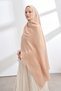 SOLEA JAKAR ICON JACQUARD PATTERN SCARF - BEIGE - 2