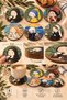 ARTSERIES Set of 6 Coasters. 9 cm, 3 mm MDF, UV Printing, Decorative Coasters - 3