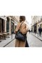 Black Soft Matte Leather-Look Single-Layer Shoulder Bag, 33x22 cm, Women's Everyday Bag GEN01 - 3