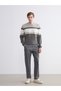 I Zero Crew Neck Long-Sleeve Color Block Men’s Knit Sweater from Freezen Store - 3