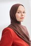 SOLEA JAKAR ICON PATTERNED SCARF - DARK COFFEE - 3