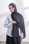 SOLEA JAKAR NORA PATTERNED SCARF - NAVY BLUE