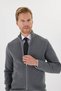Double-Zip, 100% Cotton Brioche Knit Sweater - 6