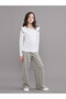 Esvab • Modern & Distinctive Girls' Pants with Waist Drawstring and Checkered Embroidery