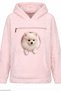 Pink Paw Knee-Length Pocketed Sweatshirt with Kangaroo Pocket, Zippered Pocket, and Wellsoft Knit Baby Carrier 8112 - 2