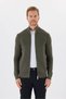 Double-Zip, 100% Cotton Brioche Knit Sweater - 4