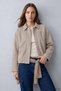 Bomber Suede Jacket 7370 Stone