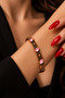 Women's Copper Bracelet - Handcrafted 100% Pure Copper Women's Bracelet with Pink Quartz Stone - 2