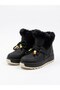 Ba&Ba Orthopedic Girls' Slippers with Fur-Lined Design and Beaded Details - 2