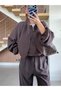 Jacket with Shawl Detail and Elastic Waistband - 6