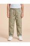 Boys Olive Pull-On Trousers