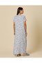 Women Blue Floral Print Nightgown - 3