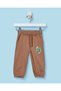 Infant Boys Brown Dinosaur Joggers