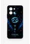 Vivo Y28 Compatible Silicone Case with Cancer Zodiac Sign Design - 2