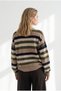 Women's Camel Khaki Pastel-Colored Knit Sweater KZK-19001203 - 2