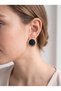 Gold Twisted Round Earrings - 2