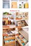 Non-Slip Drawer Liners, Transparent, Cuttable, Washable, Proof - 7