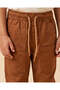 Boys Brown Cargo Trousers - 3