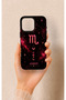 iPhone 16 Pro Max Compatible Silicone Case with Scorpio Zodiac Sign Design
