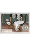 Krem-Krem Lavinya 5-Piece Linen Lace Table Runner Set—Bridal Living Room Set HB006 - 5